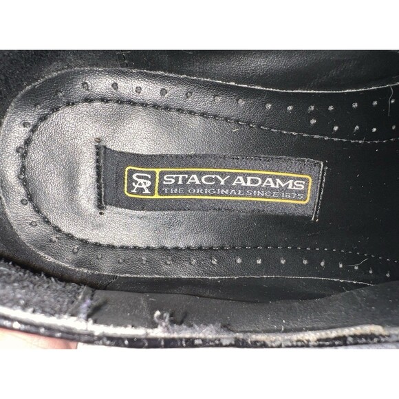 Stacy Adams Spectator Rockabilly Men's 10M Alligator Leather Lace-Up Dress Shoe - Picture 5 of 10